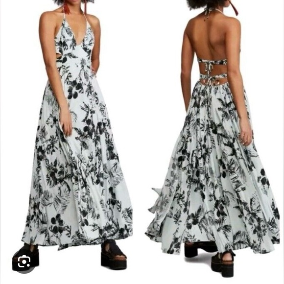 Free People Blue Floral Maxi Dress - Picture 6 of 6